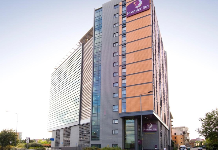 Exterior of Premier Inn St Mary's Gate