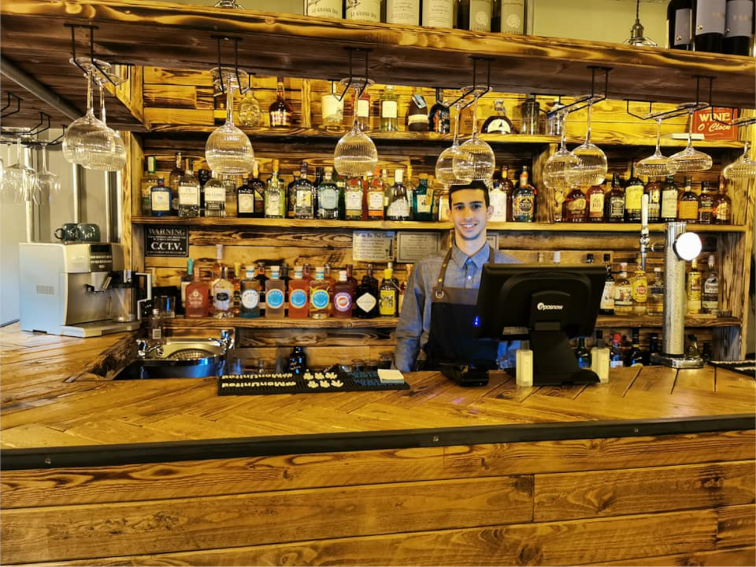 The bar at Boulevardier