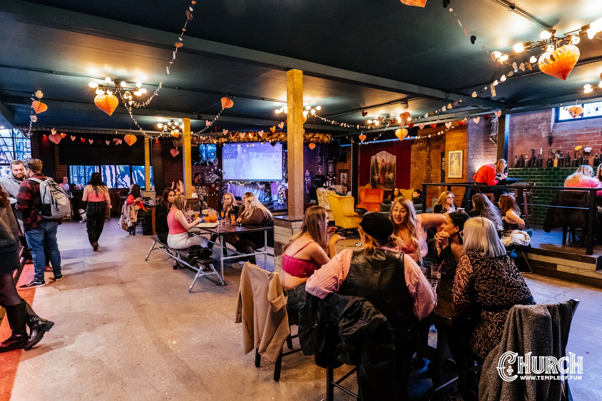 Inside Church - Temple of Fun.