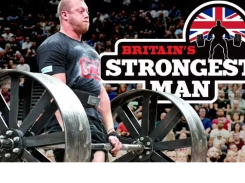Britain's Strongest Man 2026 promo shot.