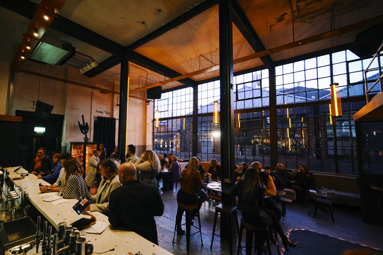 Interior of Factory Floor.