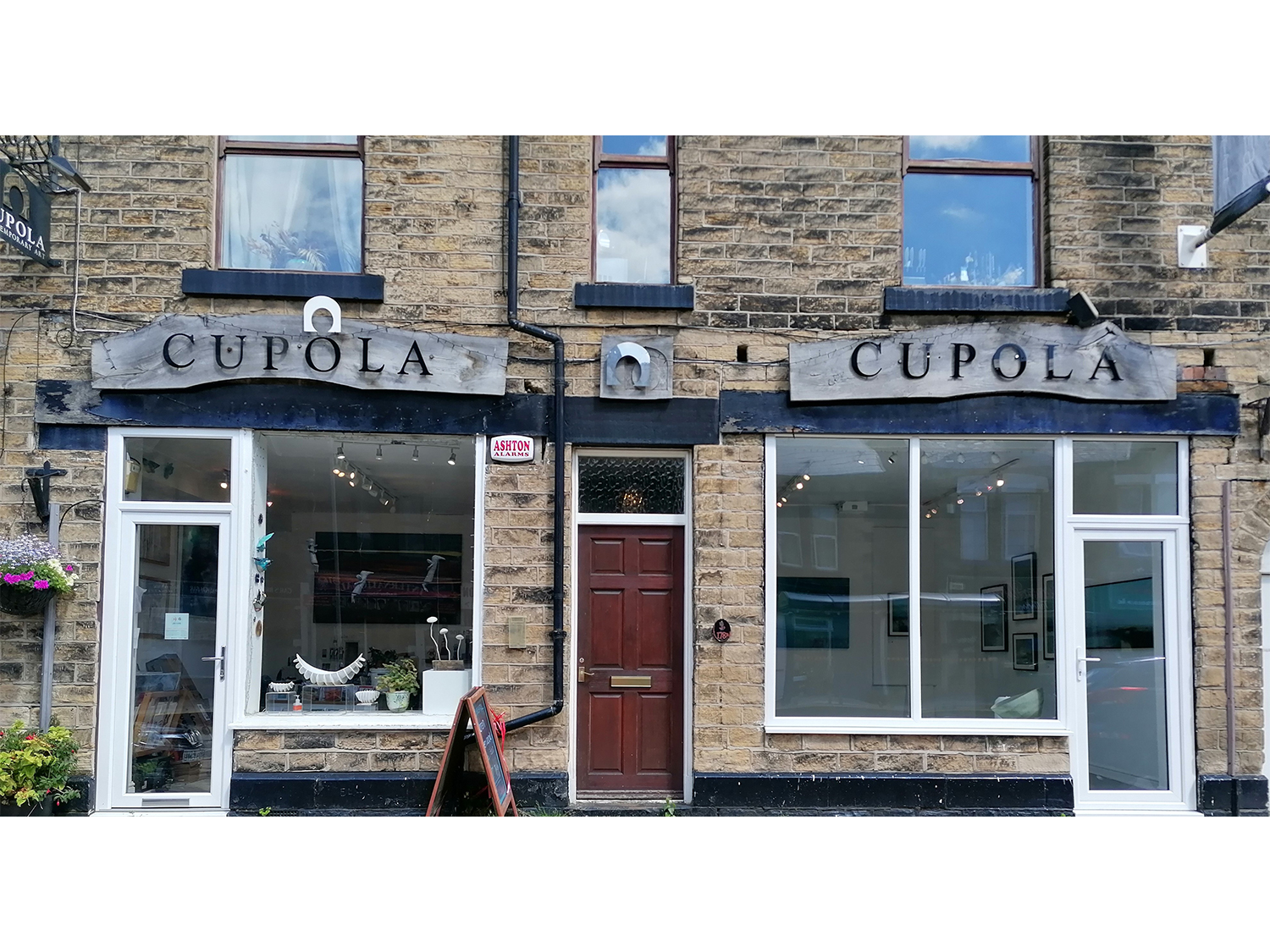 Exterior of the Cupola Gallery.