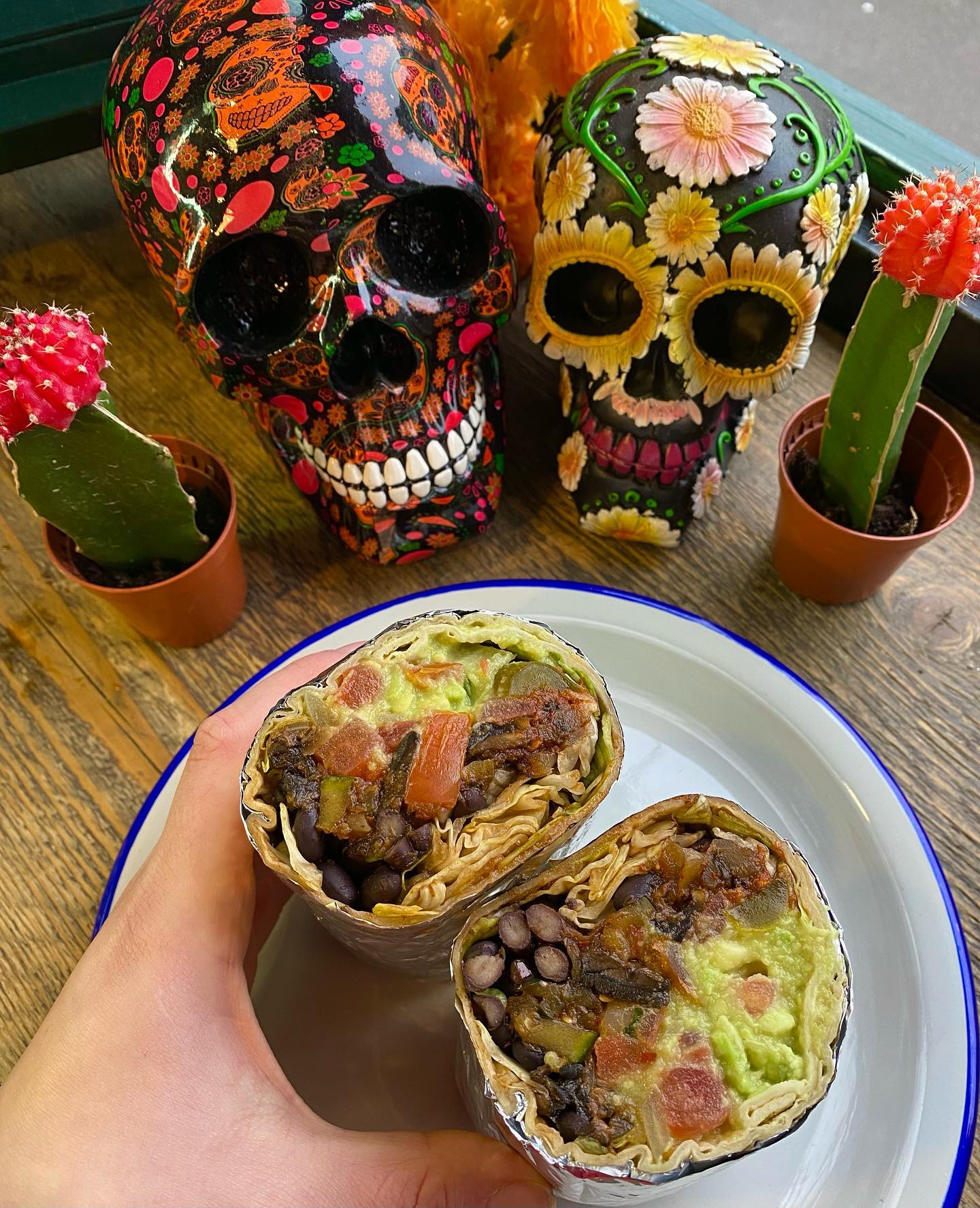 Burritos at The Street Food Chef.