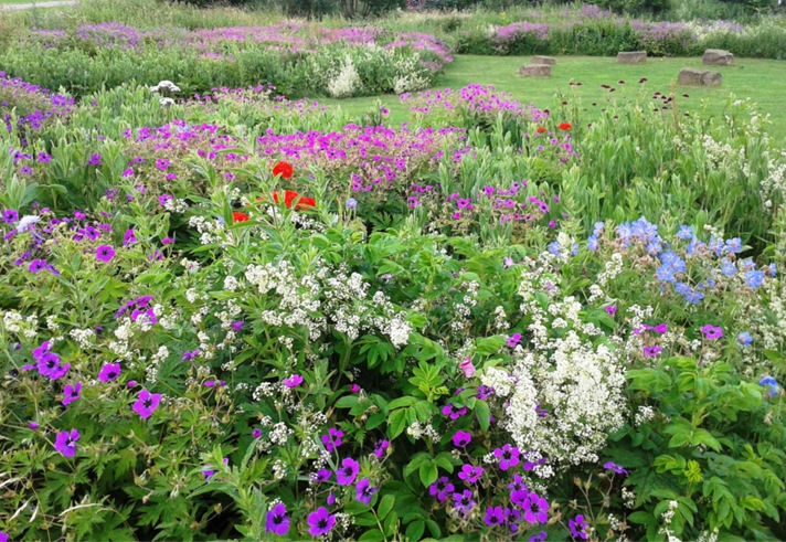 Wild flowers at Manor Fields Park.