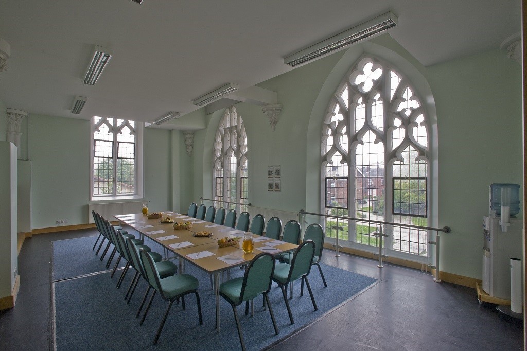 A meeting room at St Mary's, Bramall Lane.