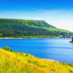 A lake in the sunshine.