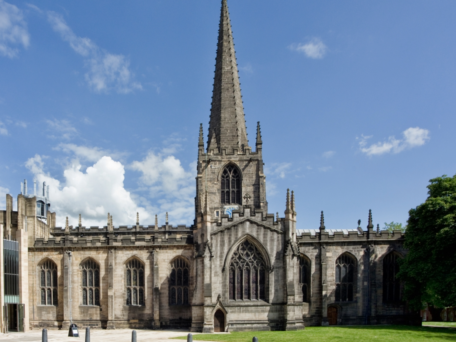 The exterior of Sheffield Cathedral