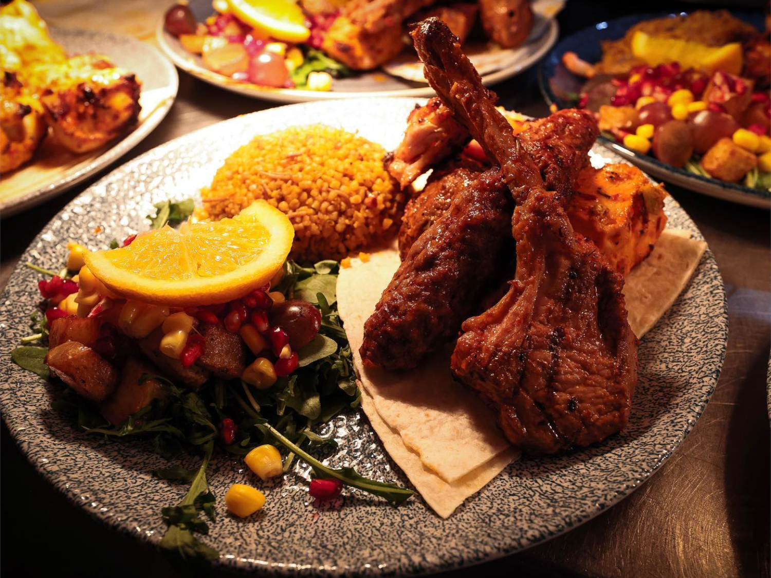 Food at Enver's Turkish Grill