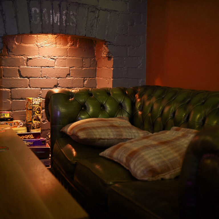 A cosy nook at Portland House.
