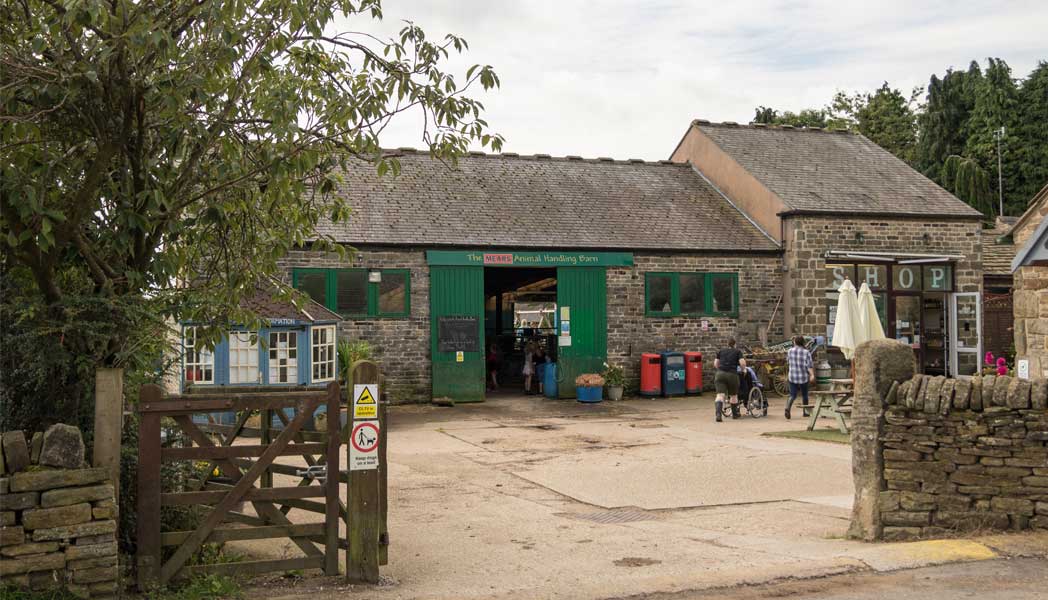 The courtyard at Whirlow Hall Farm.