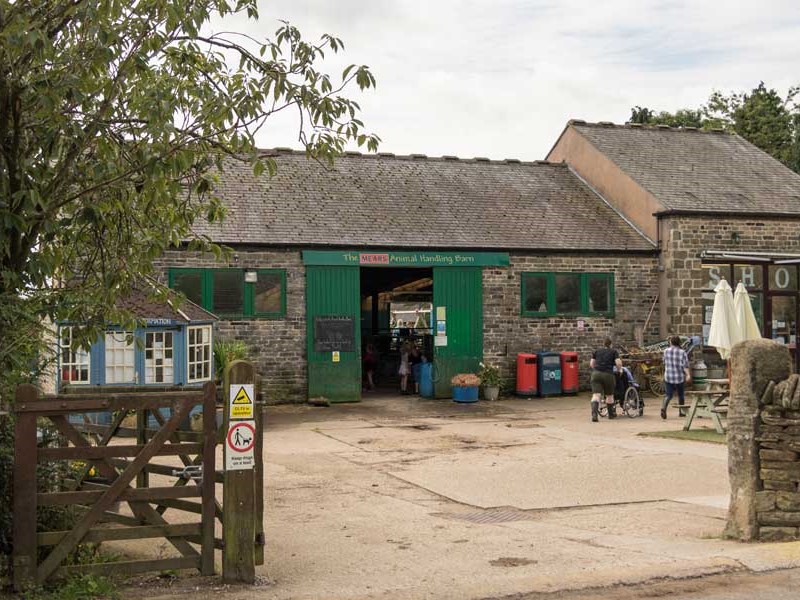 The courtyard at Whirlow Hall Farm.