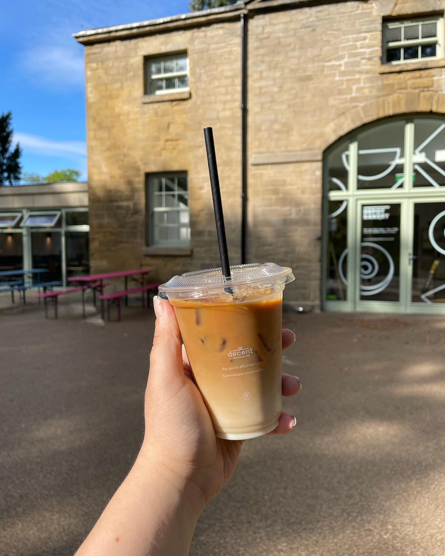 A coffee from The Coach House (Hillsborough Park).