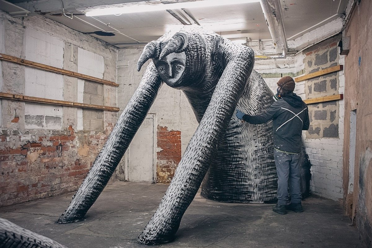 Phlegm, renowned street artist