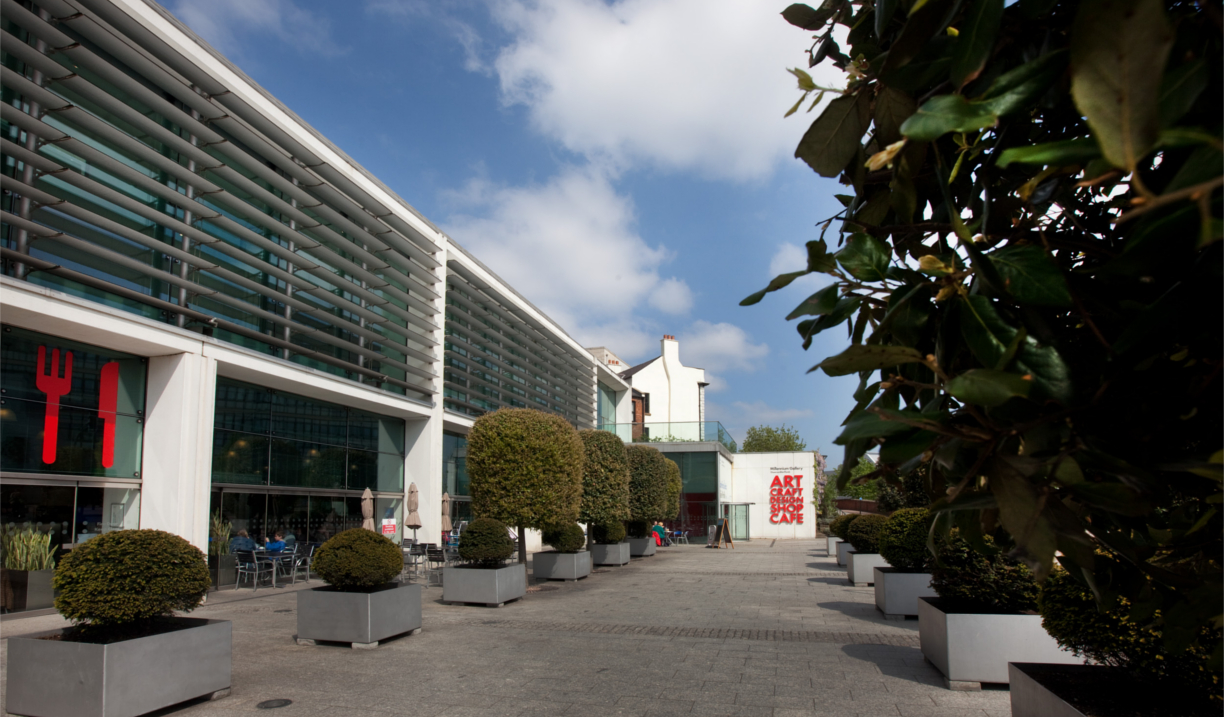 The exterior of the Millennium Gallery.