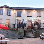 The exterior of the Damhouse Bar & Restaurant