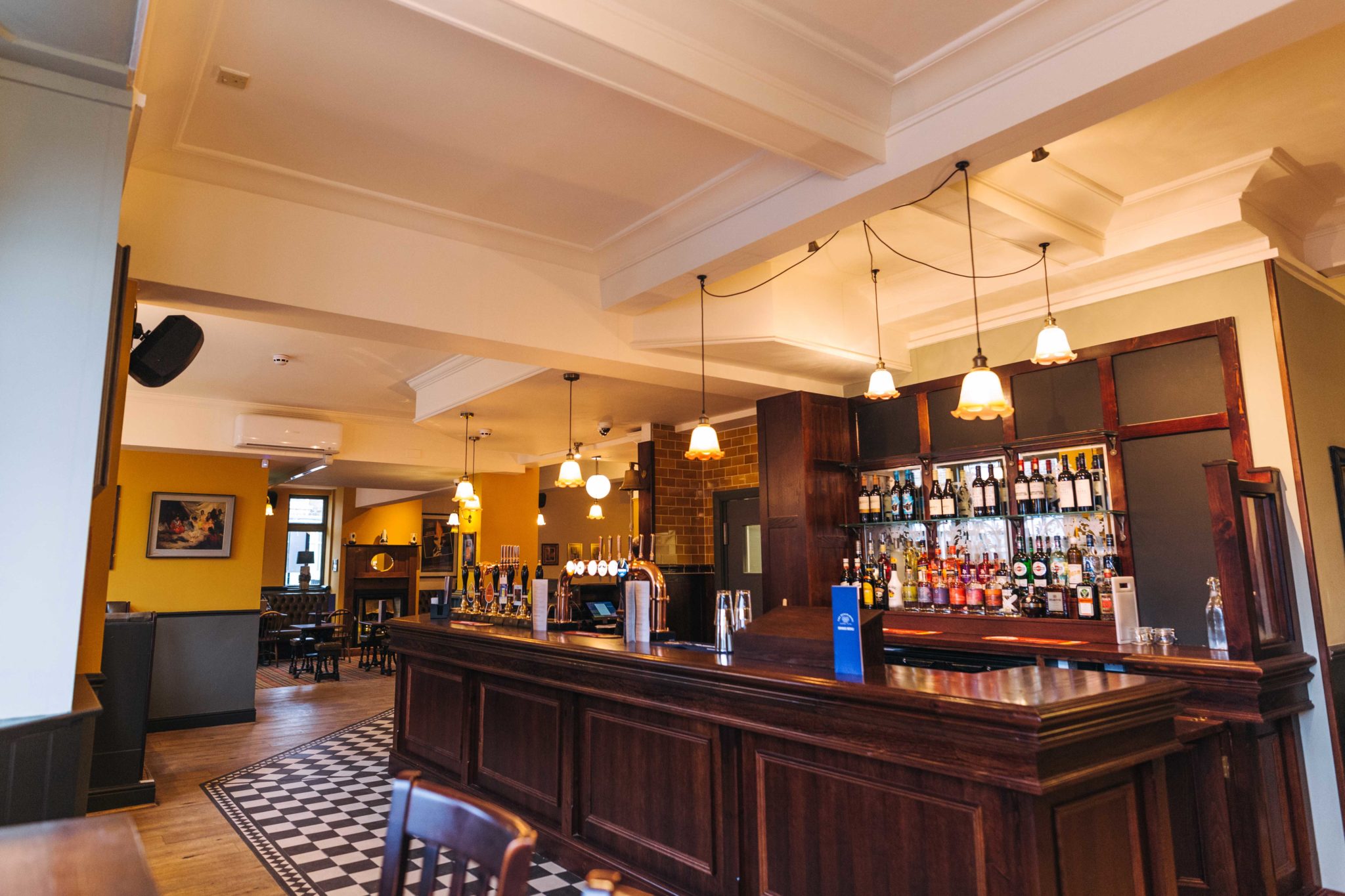 The interior of The Punch Bowl.