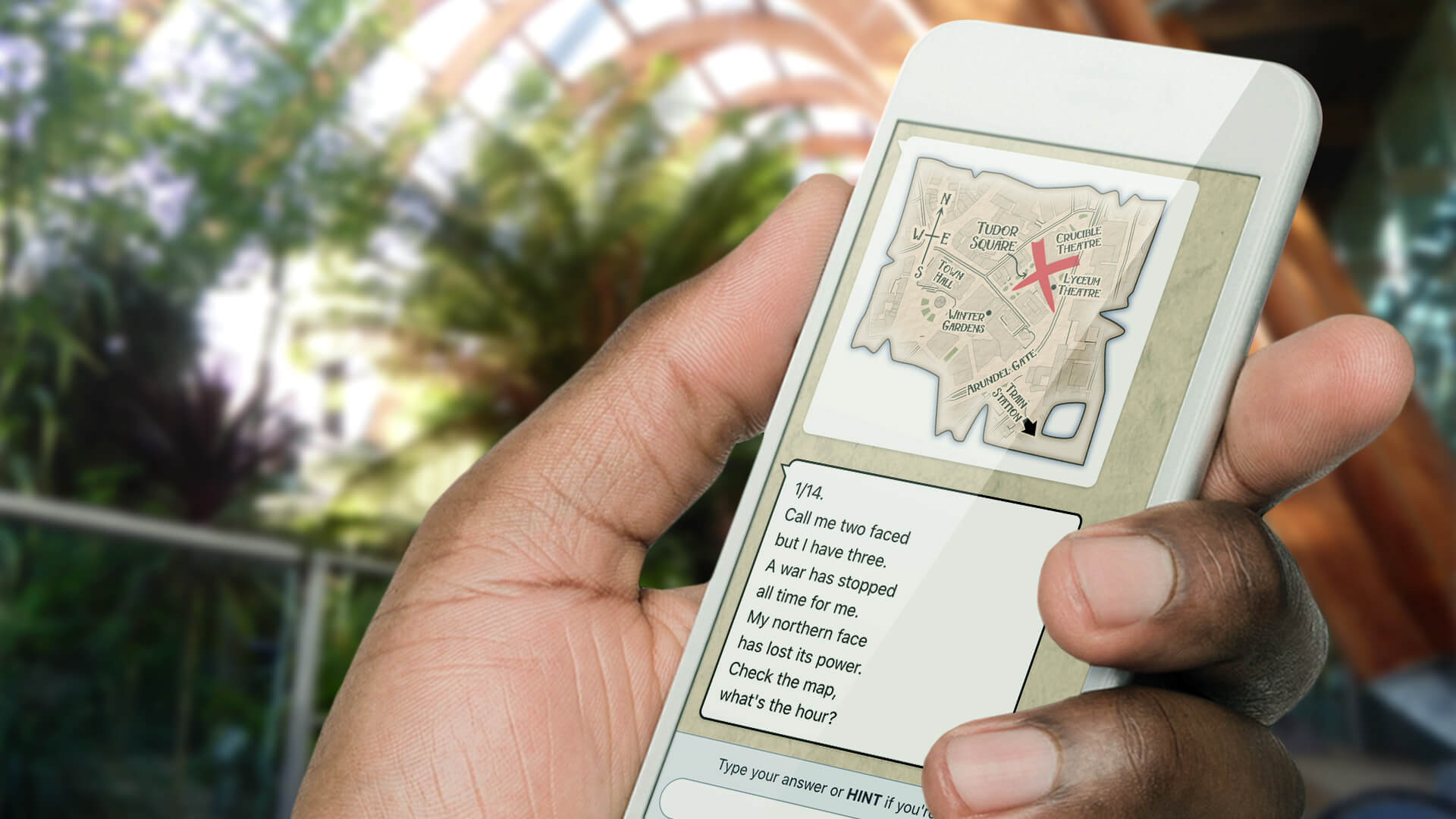 A close of a hand holding a phone.