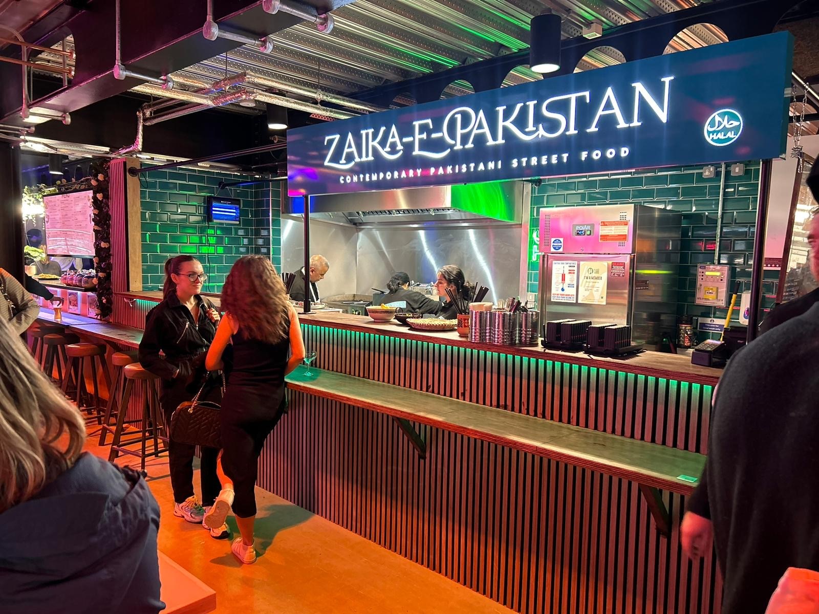 Food vendor at Cambridge Street Collective.