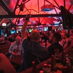 A crowd at The Common Room.