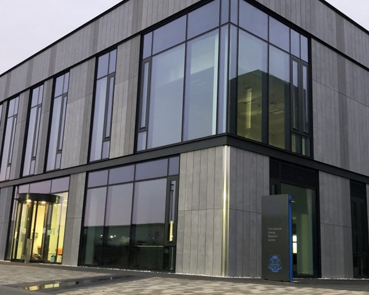 An exterior shot of the Translational Energy Research Centre.