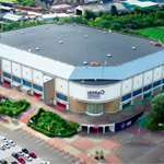 Utilita Arena Sheffield as seen from above.