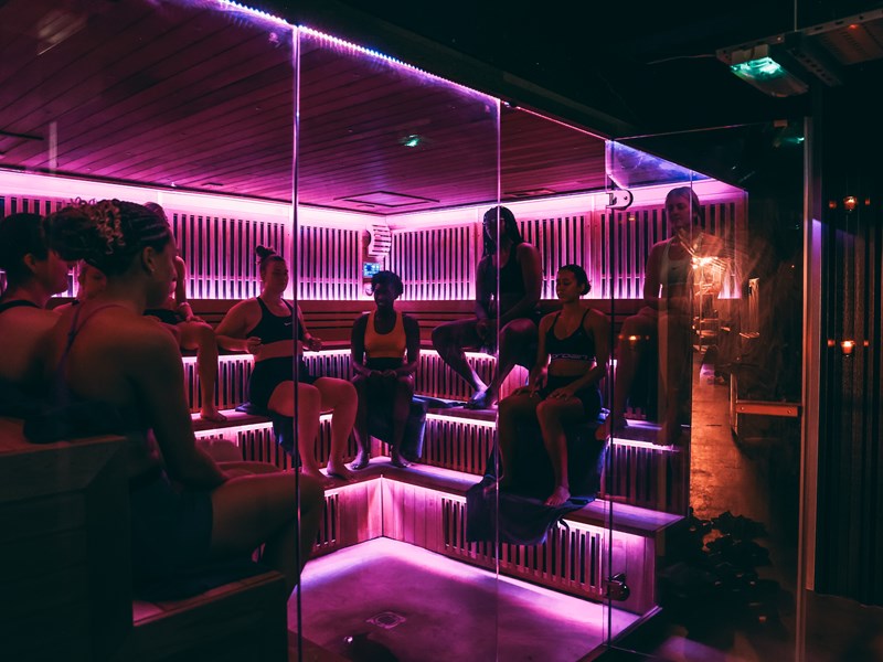 Interior photograph at R1SE studio.