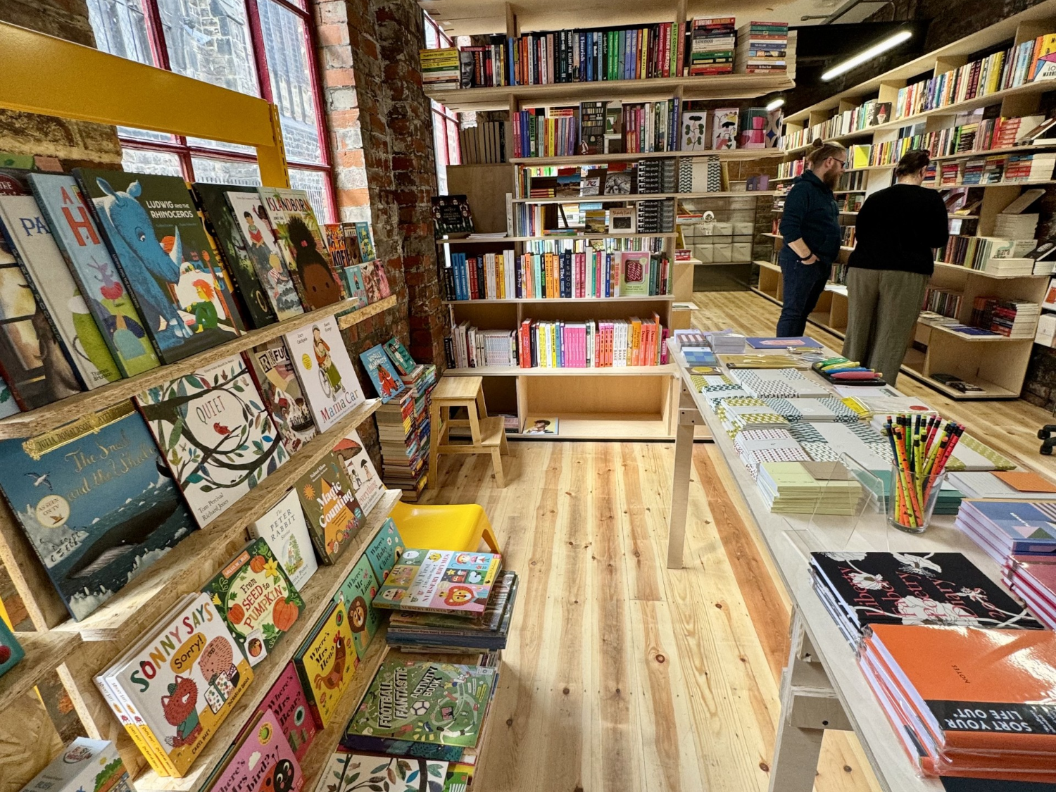 Inside a shop at Leah's Yard 