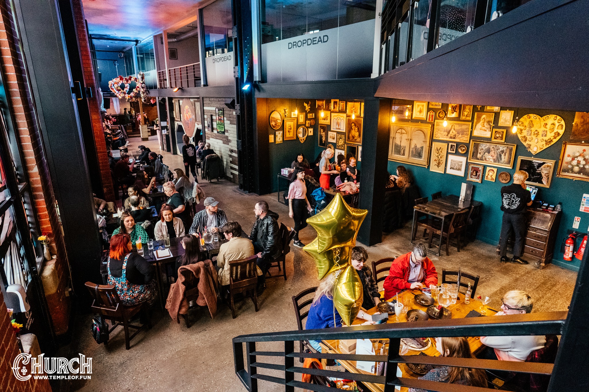 Inside Church - Temple of Fun.