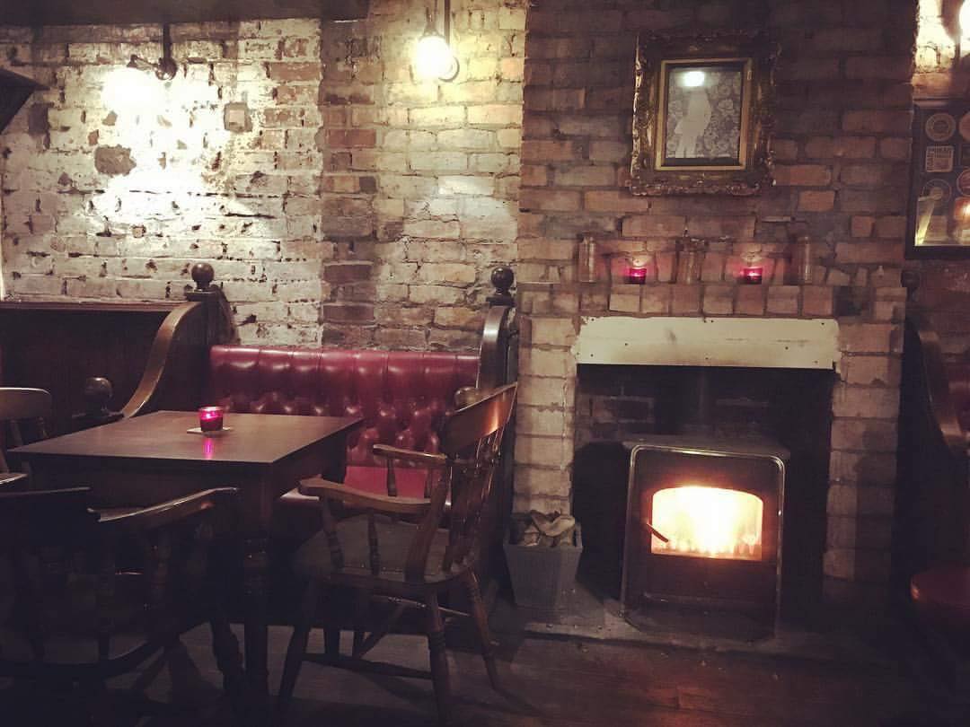 A cosy log burner at The Cremorne