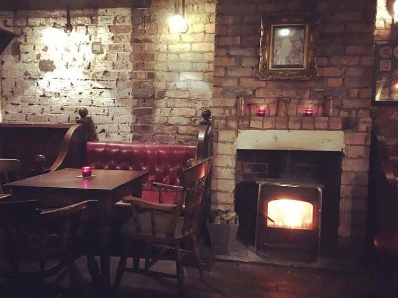 A cosy log burner at The Cremorne