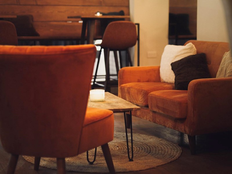 The interior of LYKKE Sheffield.