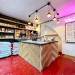 Inside Lovely Rita's Bakehouse.