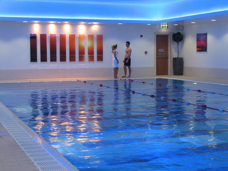 The pool at Mercure St. Paul's Hotel Spa.