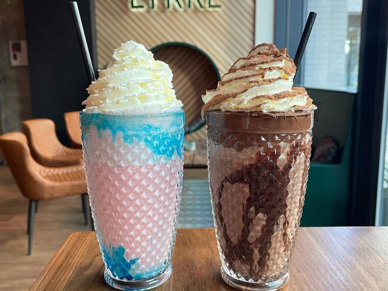 Milkshakes at LYKKE Sheffield.