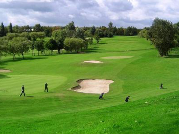 One of the greens on the Tinsley Park Golf Course.
