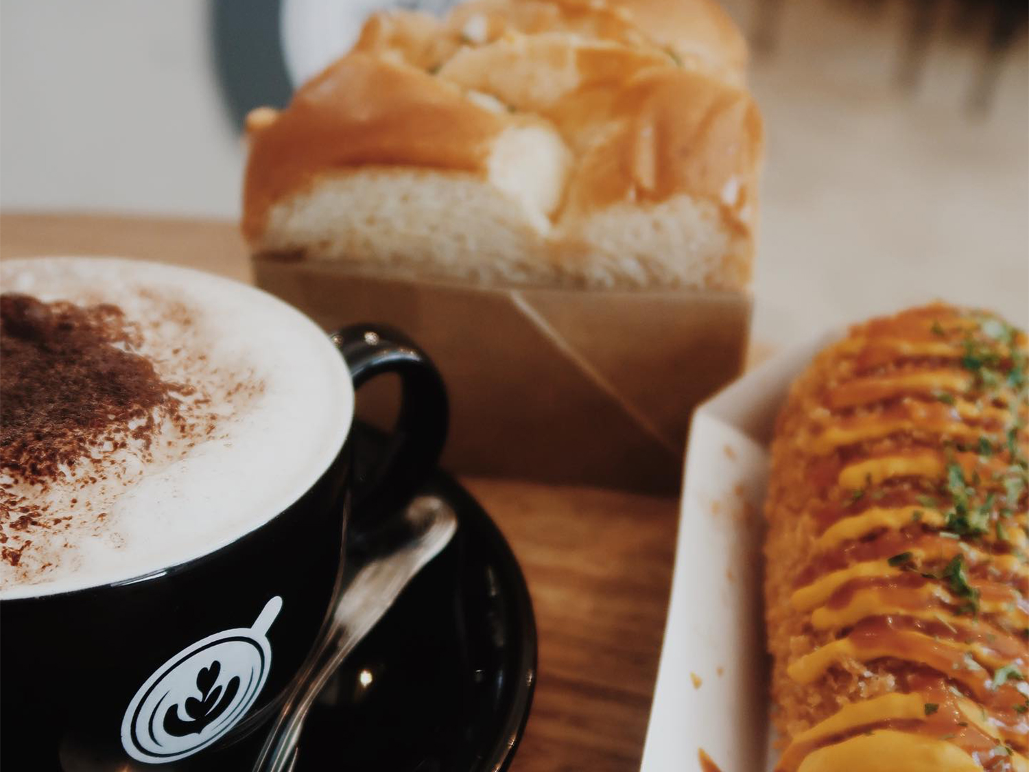 A coffee and Korean street food at Honey & Fig