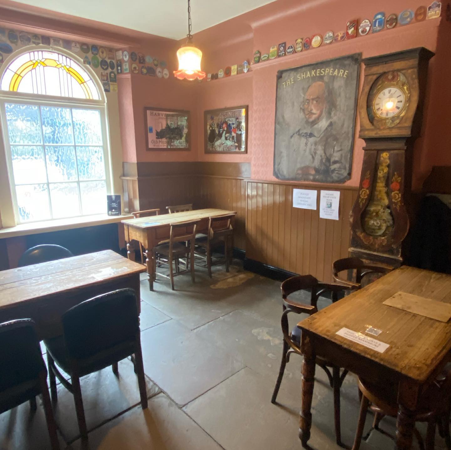 The interior of Shakespeares.