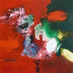 An abstract painting by Paul Evans titled '7 Days in September'.