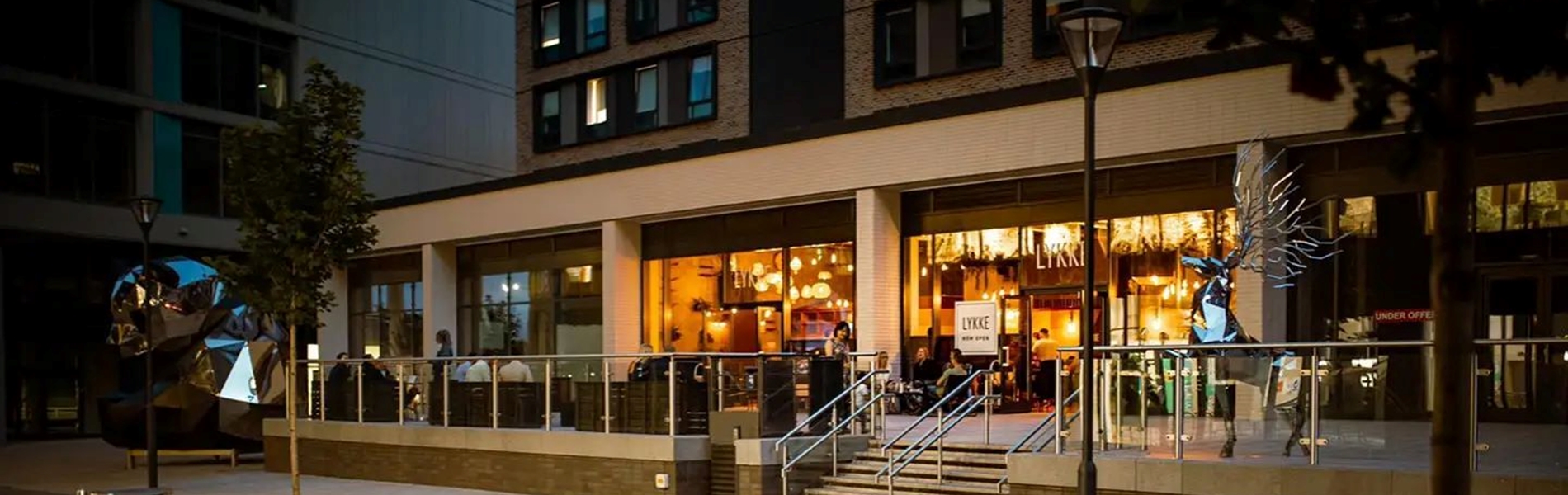 The exterior of LYKKE Sheffield.