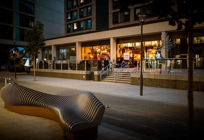 The exterior of LYKKE Sheffield.