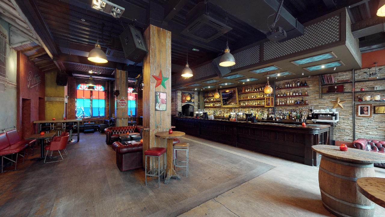 The interior of Cubana Tapas Bar.