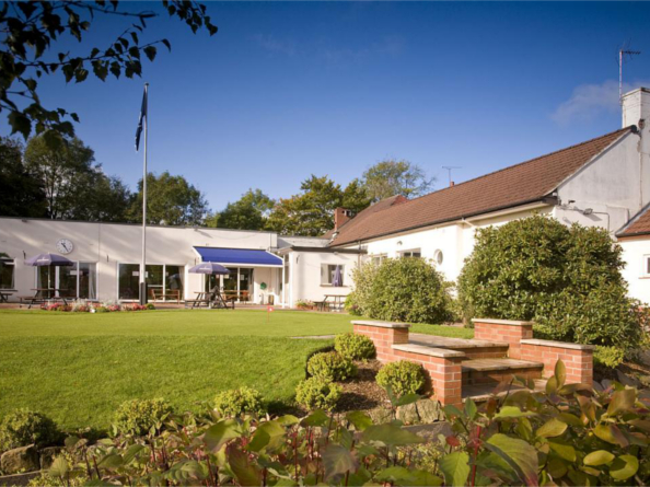 The club house at Dore & Totley Golf Club.