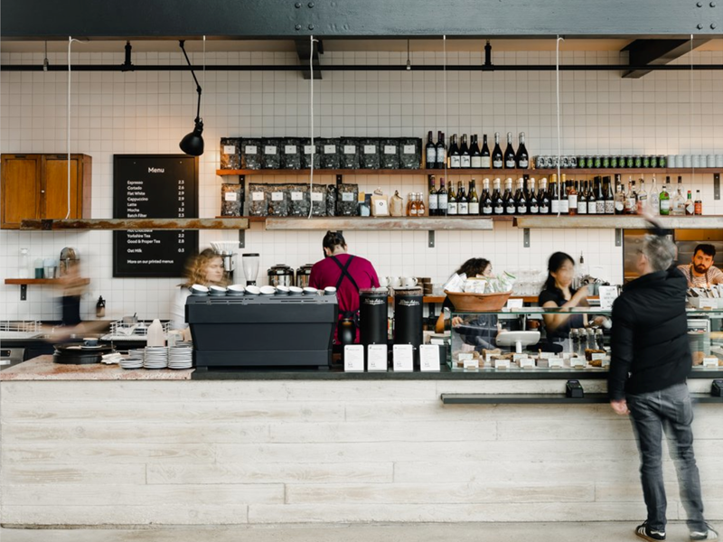 The counter at Marmadukes - Cambridge Street