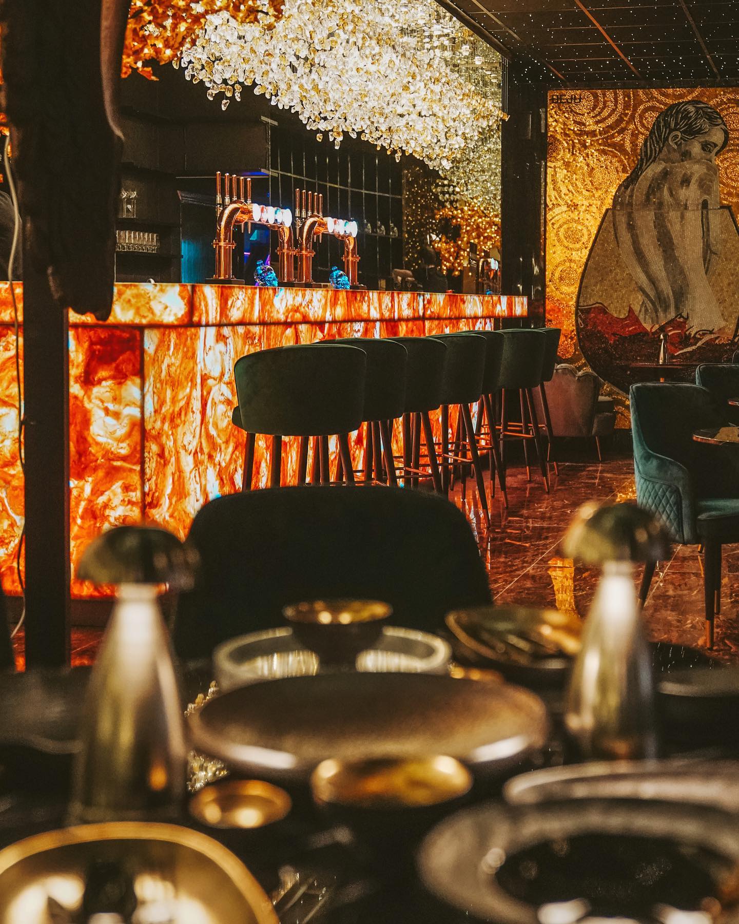 The interior at Beju.