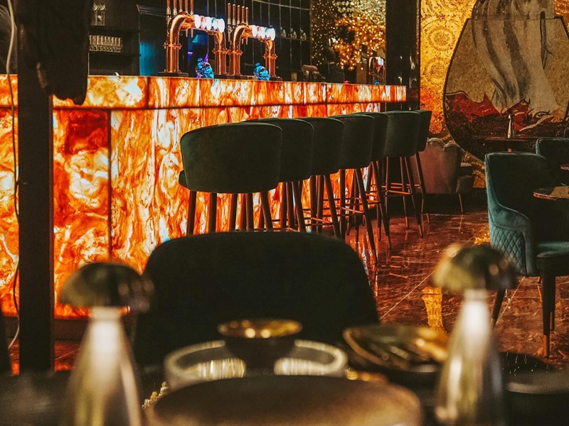 The interior at Beju.