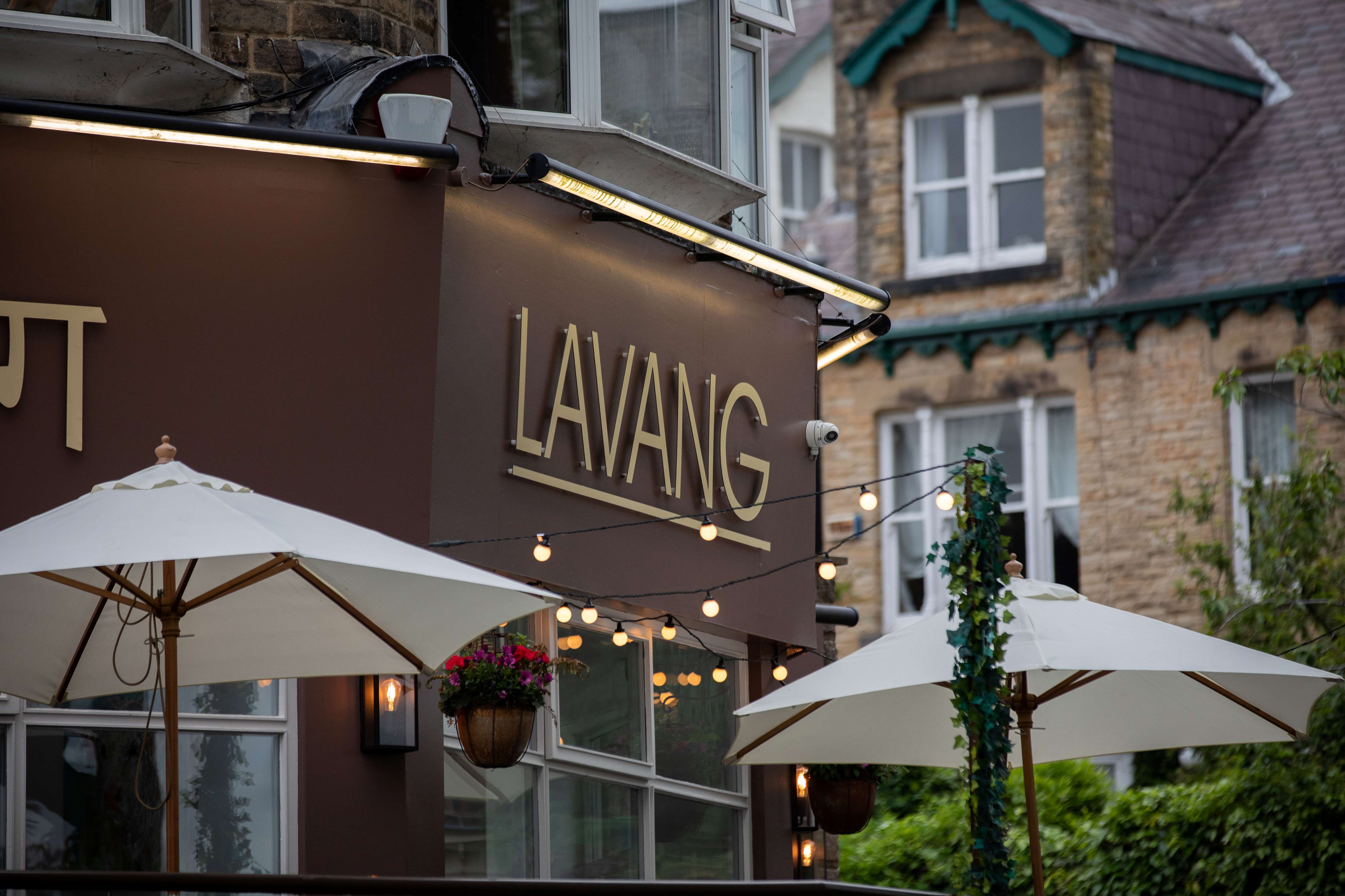 A close-up of the Lavang sign.