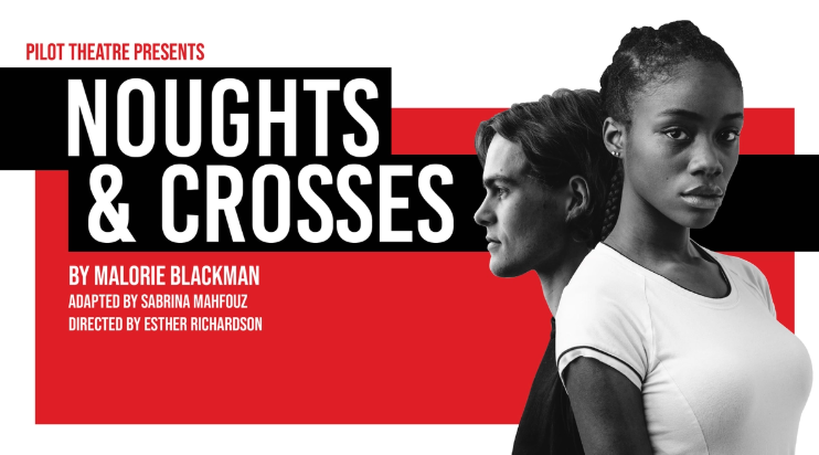 Noughts and Crosses poster featuring the two lead actors.