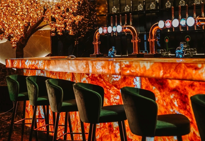 The bar at Beju.