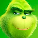 An illustration of the Grinch.