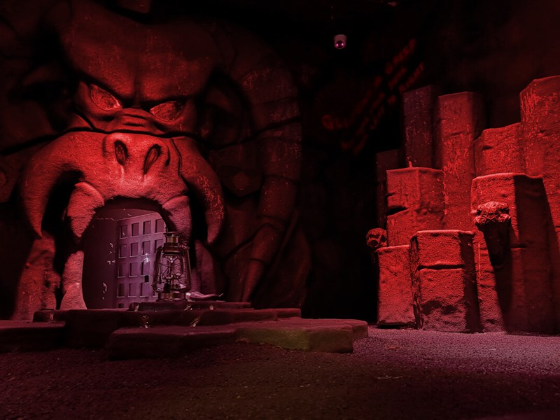 A spooky escape room at The Great Escape Game.